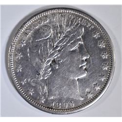 1896-O BARBER HALF   DOLLAR, AU  KEY DATE