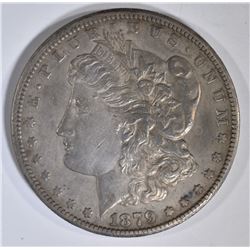 1879-CC CLEAR CC MORGAN DOLLAR AU
