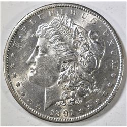 1891-S MORGAN DOLLAR CH BU