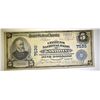 Image 1 : 1902 $5 NATIONAL CURRENCY GASTONIA NC. VF