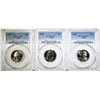 Image 1 : 1965, 1966, & 1967 SMS QUARTERS, PCGS SP67