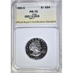 1980-S SBA DOLLAR OBCS PERCECT PR DCAM