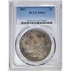 Image 1 : 1891 MORGAN DOLLAR, PCGS MS-63 COLOR