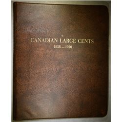 CANADA LARGE CENT SET 1859-1920 IN ALBUM