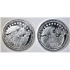 Image 1 : 2-ONE OUNCE .999 SILVER 2nd AMENDMENT ROUNDS