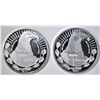 Image 2 : 2-ONE OUNCE .999 SILVER 2nd AMENDMENT ROUNDS