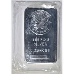 FIVE OUNCE .999 SILVER BAR