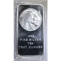 TEN OUNCE .999 SILVER BAR