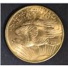 Image 2 : 1908 $20 ST GAUDENS GOLD GEM BU