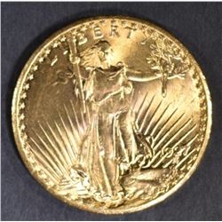 1927 $20 ST GAUDENS GOLD GEM BU