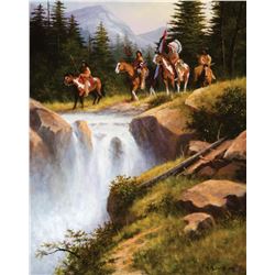 Robert De Leon - Crossing above the Falls