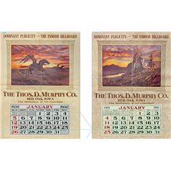 Charles M. Russell - Thos D. Murphy Co. calendars
