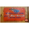 Image 1 : Tin Sign - One Sided "Standard Blue Streak Authorized Service Station Genuine Blue Streak Ignition P