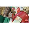 Image 3 : Box Lot : Agricultural Ephemera & Red Painted Implement Seat