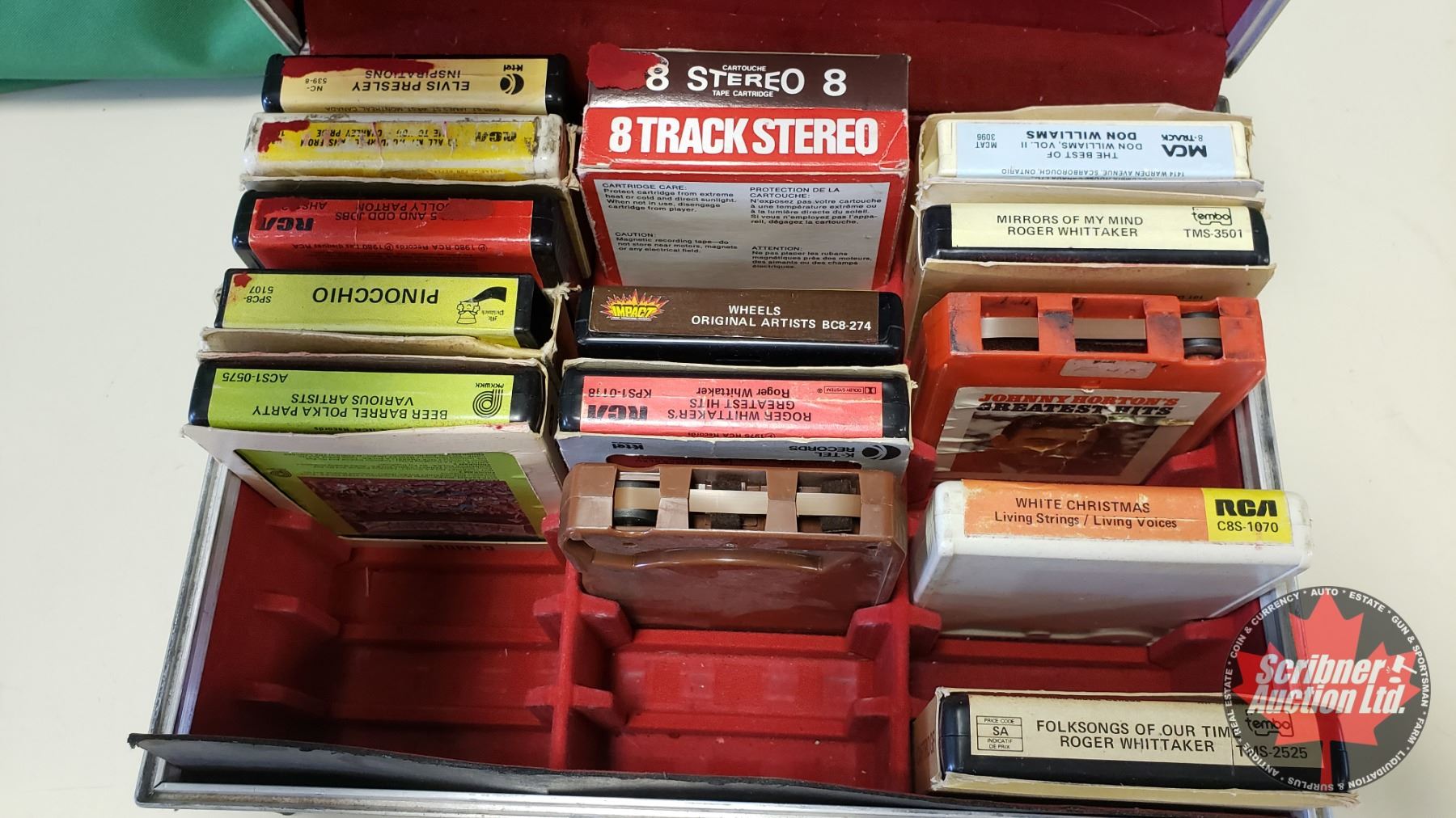 8 Track Collection in Carry Case