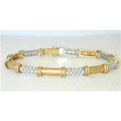 2278 SALAVETTI 18K TT Gold Diamond Bracelet