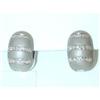 Image 1 : 2150 CRAIG DRAKE 18KW Gold Diamond Earrings