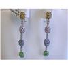 Image 1 : 7253 E.F.J. 14k Ladies' Fashion Earrings