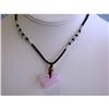 Image 1 : 7273 Rose Quartz Dragon Necklace