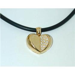 1652 ENIGMA "Gianni Bulgari" 18K Gold Diamond Pendent