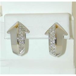 208 ENIGMA 18k White Gold Diamond Earrings