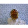 Image 1 : 1163 Silver Ring with Amber
