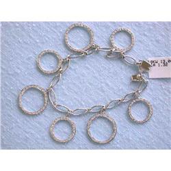 1169 18k White Gold Diamond Bracelet