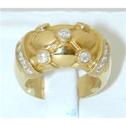 1677 SALAVETTI 18K Gold Diamond Ring