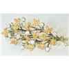 Image 1 : 146 BUCCELLATI 18K TT Gold Diamond Pin