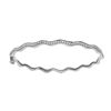 0.59 CTW Diamond Bangle 14K White Gold - REF-81H3M