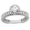 0.75 CTW Diamond Ring 14K White Gold - REF-120H4M