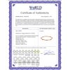 Image 2 : Genuine 2.01 ctw Tanzanite & Diamond Bracelet 14KT Yellow Gold - REF-89R5P