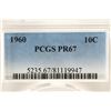 Image 3 : 1960 SILVER ROOSEVELT DIME PCGS PR67