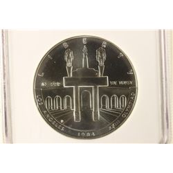 1984-D US OLYMPICS SILVER DOLLAR NGC MS69