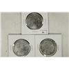 Image 1 : 3- 1 TROY OZ .999 FINE SILVER PROOF ROUNDS 2014