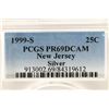 Image 3 : 1999-S SILVER NEW JERSEY QUARTER PCGS PR69 DCAM