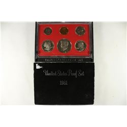 1981 US PROOF SET (WITH BOX)