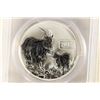 Image 1 : 2015 TOKELAU ISLANDS $5 SILVER GOAT REVERSE PROOF PCGS PR69