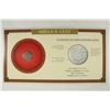 Image 1 : 1867 SHIELD NICKEL ON INFO CARD