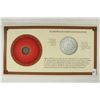 Image 2 : 1867 SHIELD NICKEL ON INFO CARD