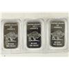 Image 2 : 3-1 TROY OZ .999 FINE SILVER PROOF INGOTS