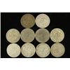 Image 1 : 10 ASSORTED 1957-1966 MEXICO .100 SILVER PESOS