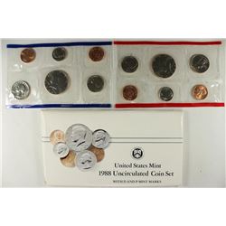 1988 US MINT SET (UNC) P/D (WITH ENVELOPE)