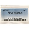 Image 3 : 1970-D LINCOLN CENT PCGS MS64RD
