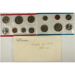 1980 US MINT SET (UNC) P/D/S (WITH ENVELOPE)