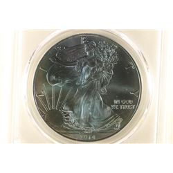 2014 AMERICAN SILVER EAGLE PCGS UNC DETAILS