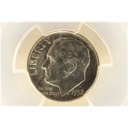 1952 SILVER ROOSEVELT DIME PCGS PR67