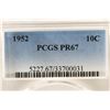 Image 3 : 1952 SILVER ROOSEVELT DIME PCGS PR67