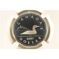 2007 CANADA SILVER LOON DOLLAR NGC PF68 ULTRA CAM