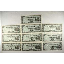 10-WWII JAPANESE INVASION CURRENCY 10 PESOS